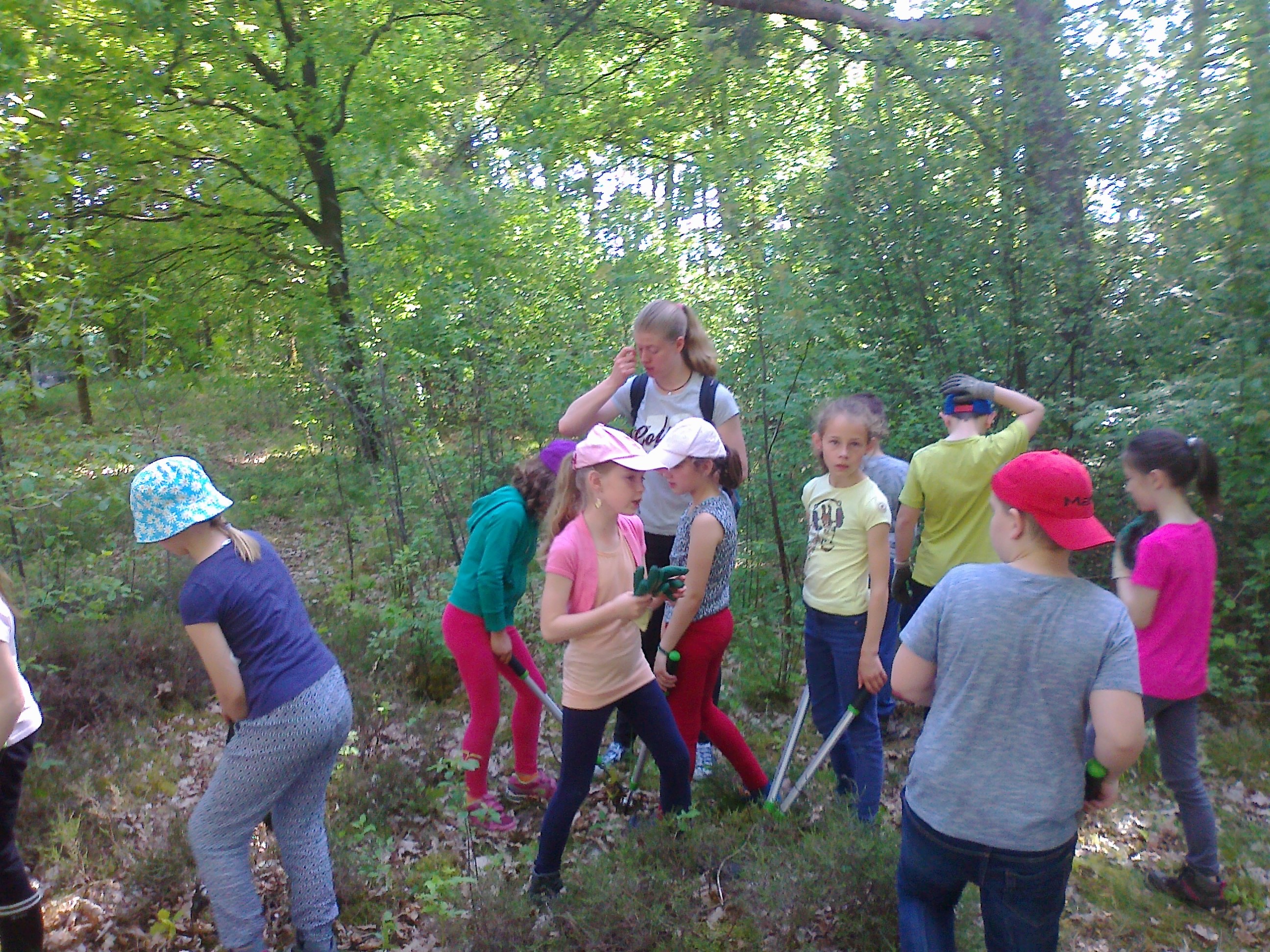 Werken in het Griesbroek samen met de mensen van Natuurpunt.